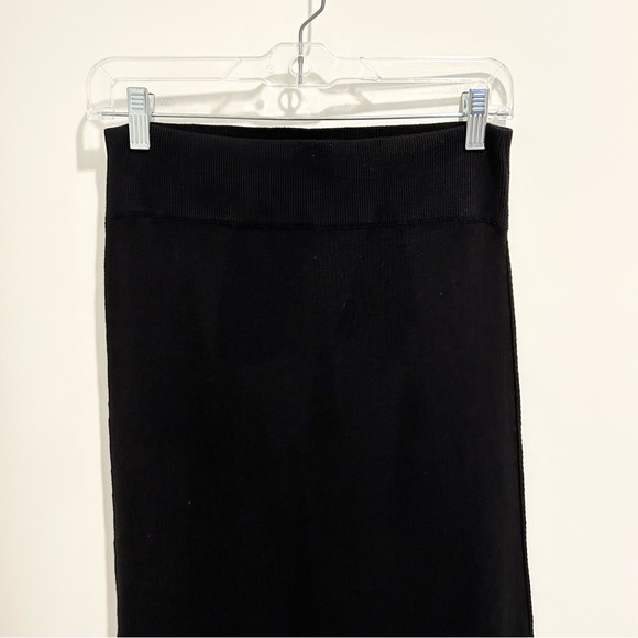 Free People Golden Hour Midi Skirt Black Size Medium - Picture 7 of 13